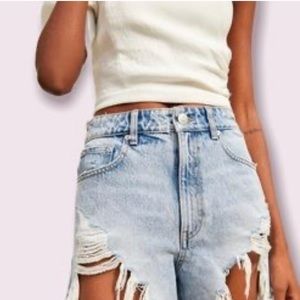 Zara denim shorts